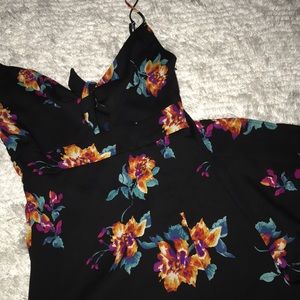 Tie-Front, Slit, Floral Dress💓